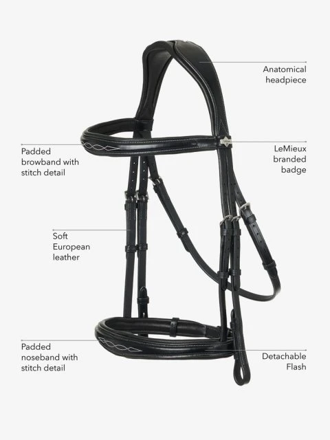 LeMieux Competition Flash Bridle - Image 7