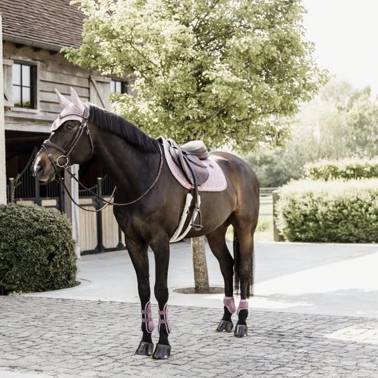 Kentucky Tendon Boots Bamboo Shield - Elastic - Old Rose - Image 2